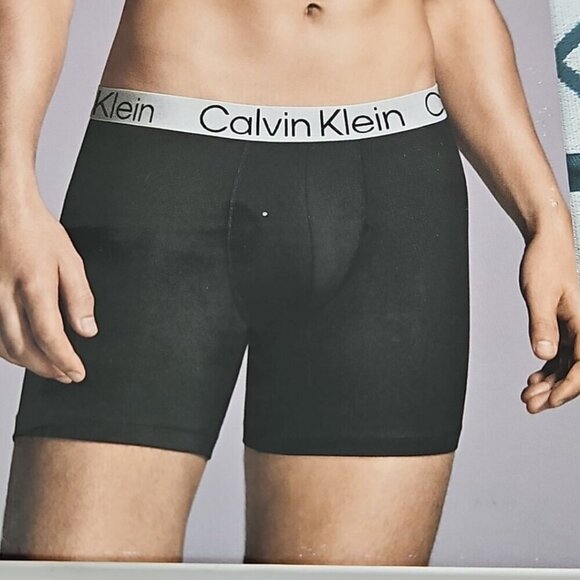 Calvin Klein 4 Pack Men's Boxer Briefs M (32-34) Blue Green Microfiber NEW Soft - Picture 8 of 16